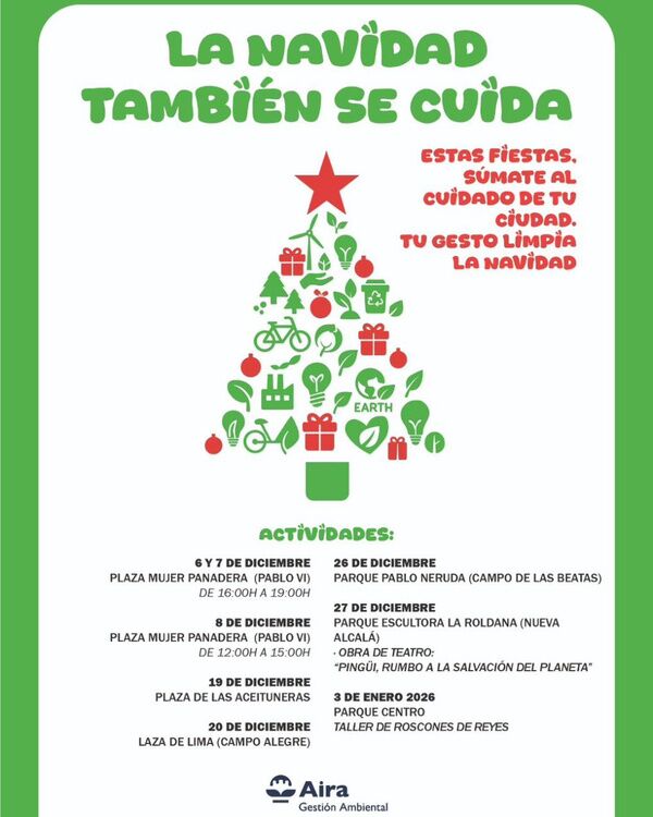 Talleres navideños de Aira Gestión Ambiental