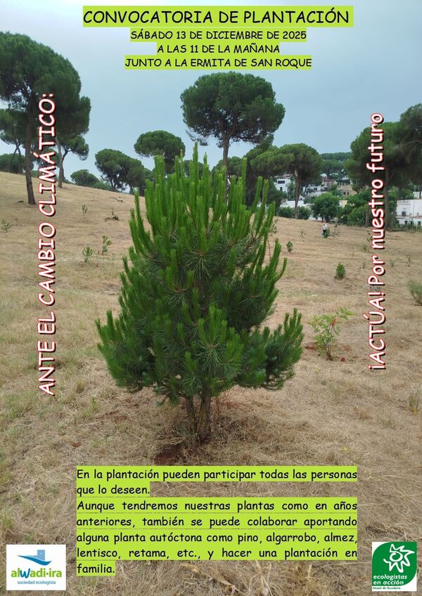 Plantación del grupo ecologista