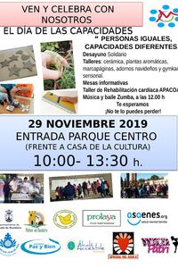 Alcalá celebra el Día de las Capacidades en el Parque Centro