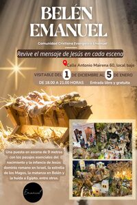 Belén visitable en calle Antonio Mairena
