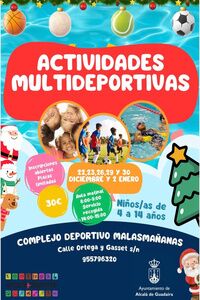 Actividades Multideportivas en Navidad
