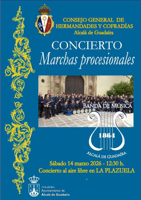 Concierto de marchas procesionales al aire libre