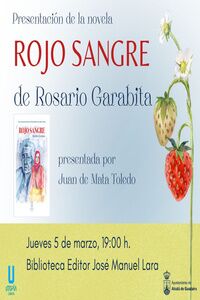 Presentación de la novela `Rojo Sangre´