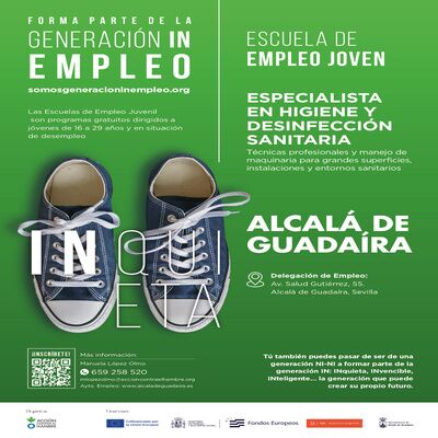 Escuela de Empleo Joven Higiene y Desinfección Sanitaria