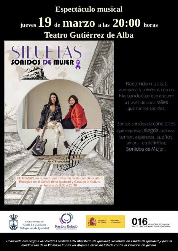 Espectáculo musical Siluetas Sonidos de Mujer