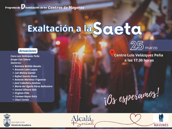 Exaltación a la saeta en el Luis Velázquez Peña