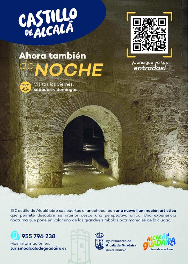 Visitas nocturnas al Castillo de Alcalá