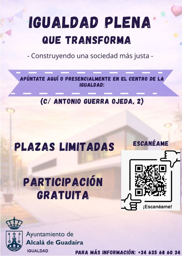 Talleres en el Centro de la Igualdad