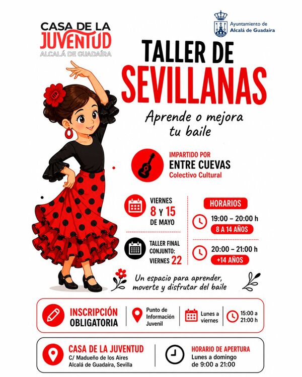 Taller de sevillanas para jóvenes