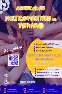 Inscripción para las Actividades Multideportivas de Verano 2026