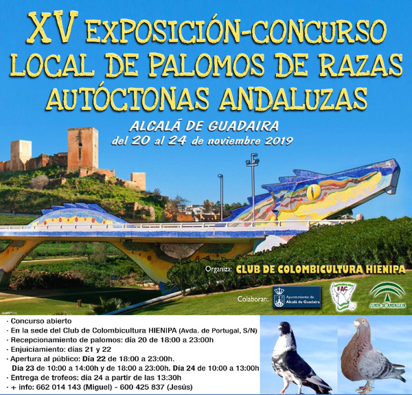 XV Exposición-Concurso de Palomos de Razas Autóctonas Andaluzas