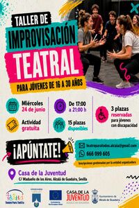 Taller de improvisación teatral para jóvenes