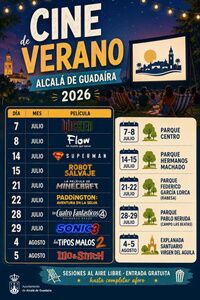 Cine de verano en Alcalá