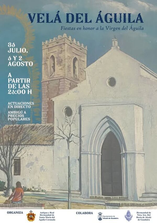 Velá en honor a la patrona de Alcalá, Santa María del Águila Coronada