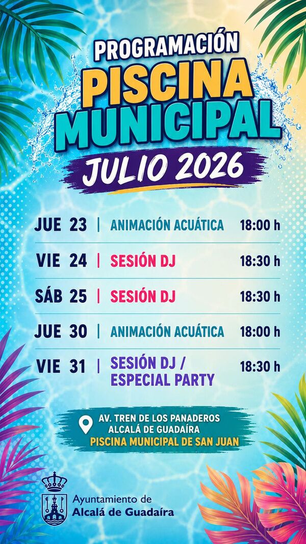 Animación acuática y sesiones DJ