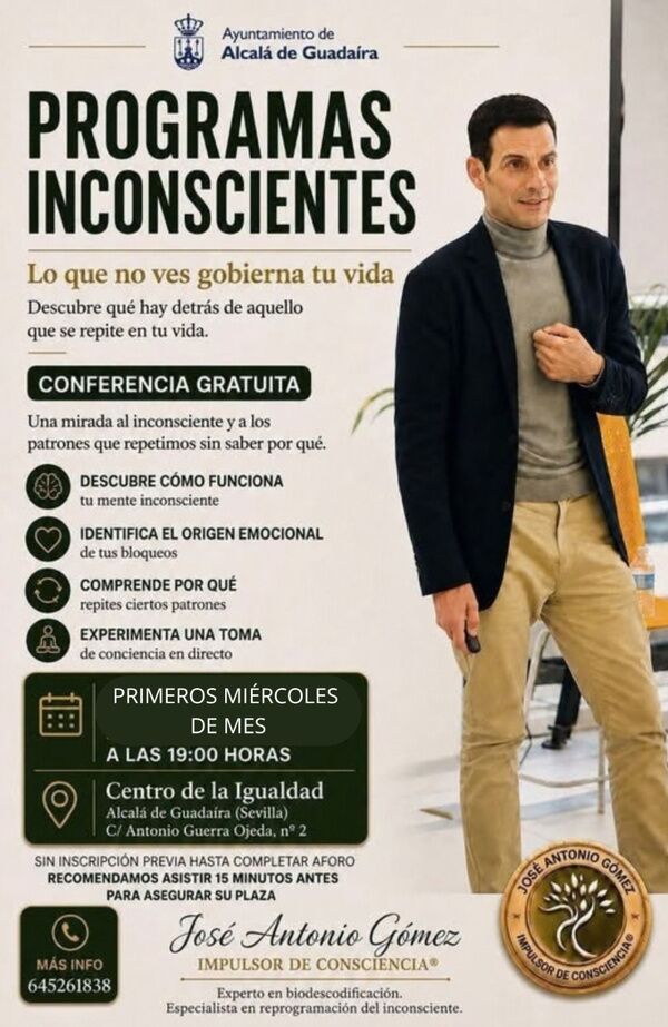 Conferencias gratuitas de gestión emocional en el Centro de la Igualdad