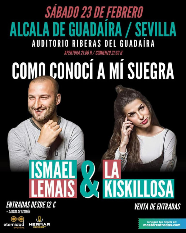 Espectáculo de humor en el Auditorio Riberas del Guadaíra con Ismael Lemais y La Kiskillosa