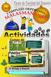 Fiesta de Navidad del Deporte con múltiples actividades y disciplinas deportivas