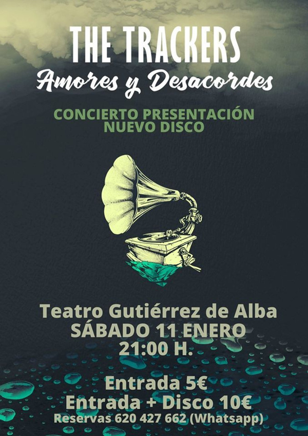 The Trackers presenta su nuevo disco en el Gutiérrez de Alba