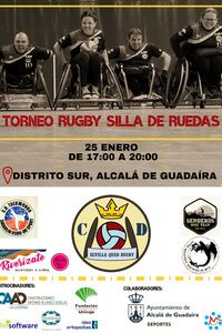 El Complejo Deportivo Sur acoge un torneo de rugby en silla de ruedas