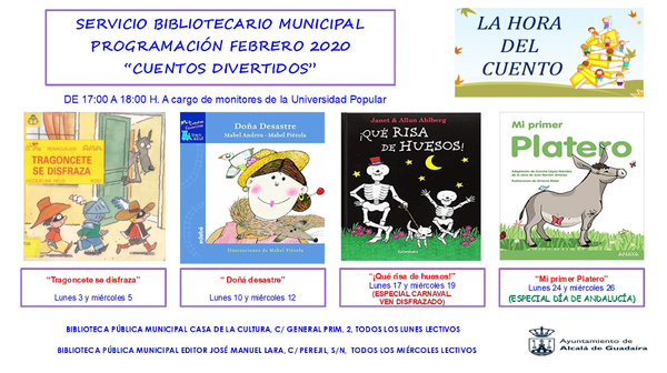 La Hora del Cuento en las bibliotecas de Alcalá