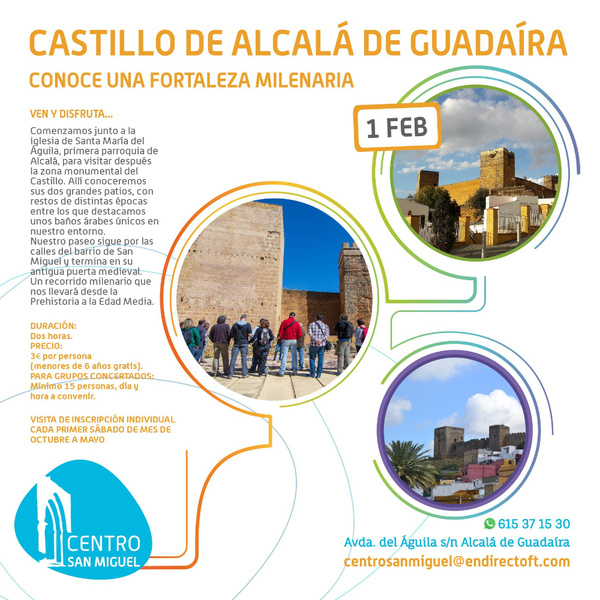 Visita guiada al Castillo de Alcalá en febrero