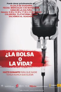 Campaña de donación de sangre en la Casa de la Cultura