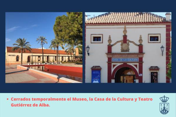 Museo, Casa de la Cultura y Gutiérrez de Alba cierran temporalmente sus dependencias