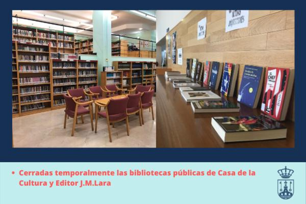 Las bibliotecas de Alcalá se cierran temporalmente