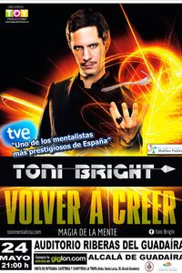 La magia de la mente sobre el escenario del Auditorio con Toni Bright