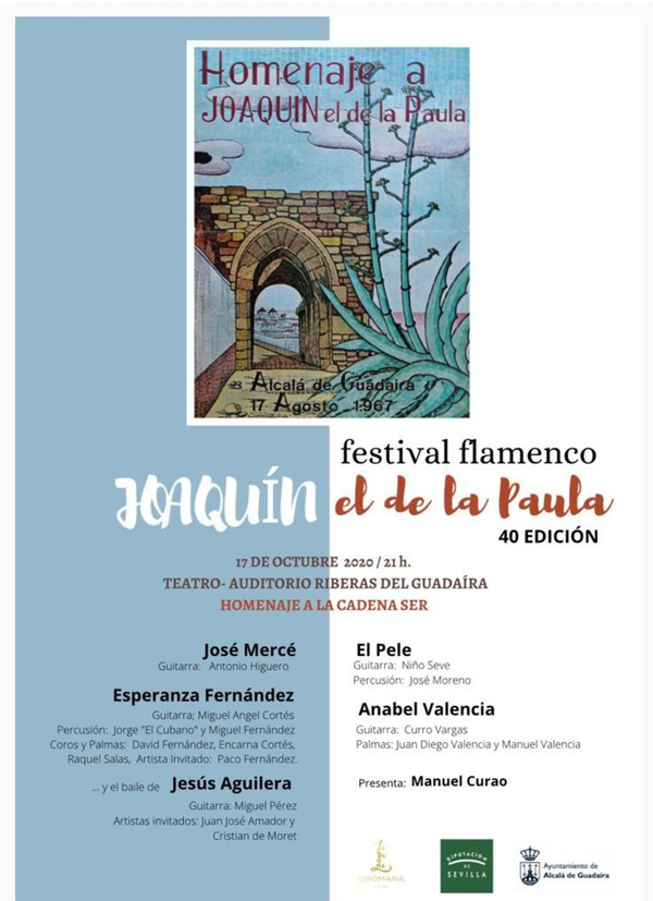 Festival Flamenco Joaquín el de la Paula. 40 Edición