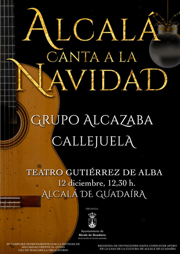 ‘Alcalá canta a la Navidad’ este sábado en el Gutiérrez de Alba