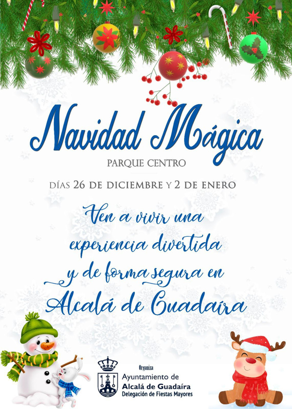 Talleres y espectáculos de Navidad en el Parque Centro