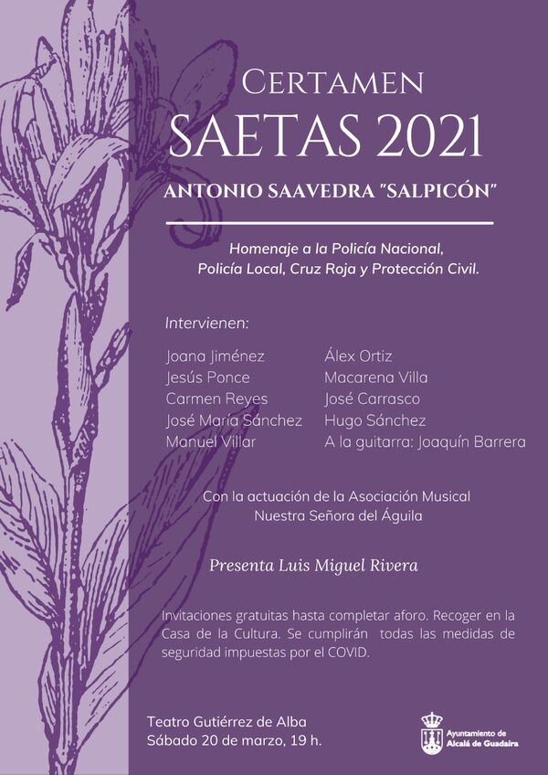 Certamen de Saetas Saavedra Salpicón 2021