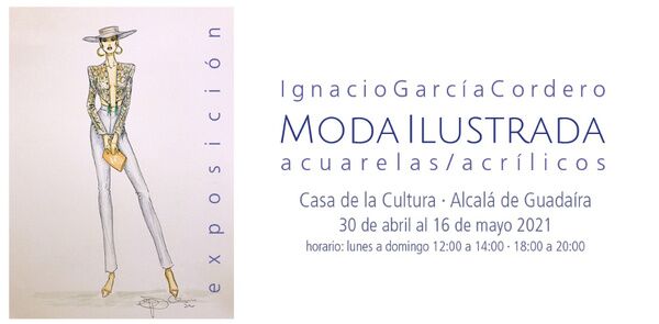 Moda ilustrada con el artista Ignacio García Cordero