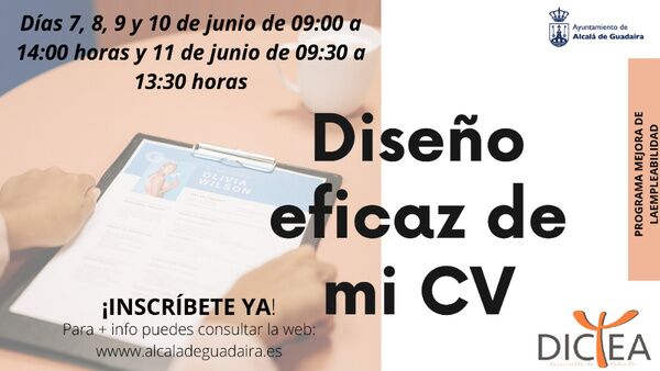 Taller de diseño eficaz de mi CV para mejorar la empleabilidad