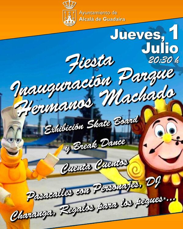 Fiesta infantil en el parque Hermanos Machado