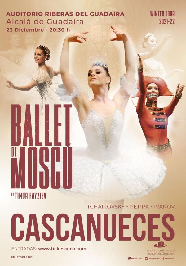 La obra del Ballet de Moscú `El Cascanueces´ en el Auditorio