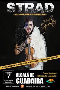 Alcalá recibe en noviembre a STRAD El Violinista Rebelde