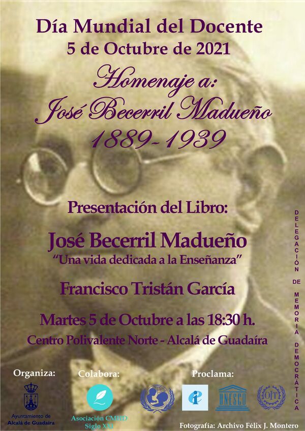 Presentación del Libro 'José Becerril Madueño' con motivo del Día Mundial del Docente