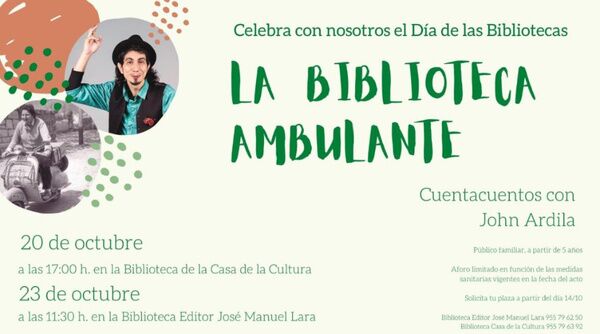 La Biblioteca Ambulante con el narrador John Ardila