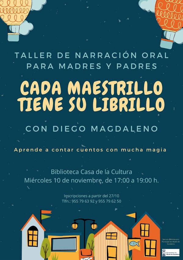 La Biblioteca organiza un taller de narración oral para padres y madres