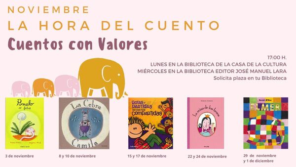 La Hora del Cuento en las bibliotecas de Alcalá