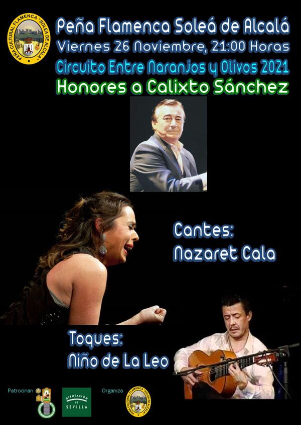 Recital flamenco en la Peña La Soleá el 26 de noviembre