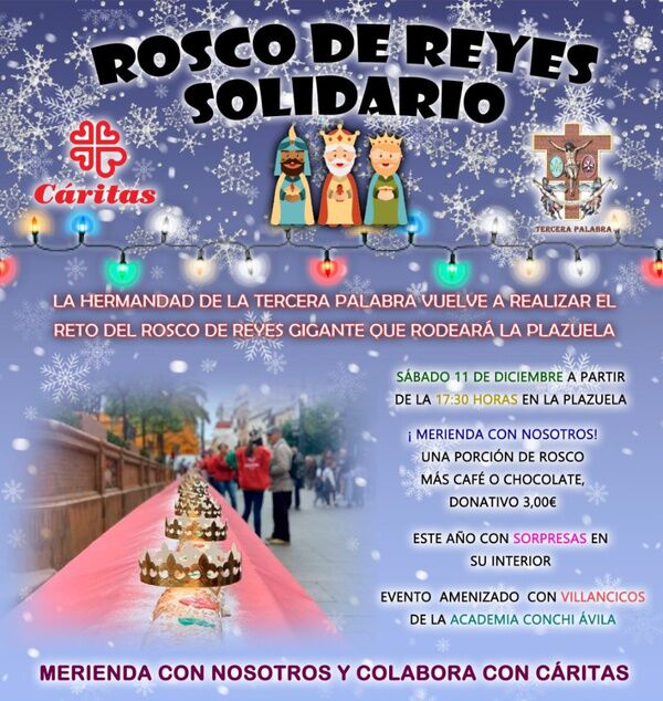 Rosco de Reyes gigante rodeará La Plazuela