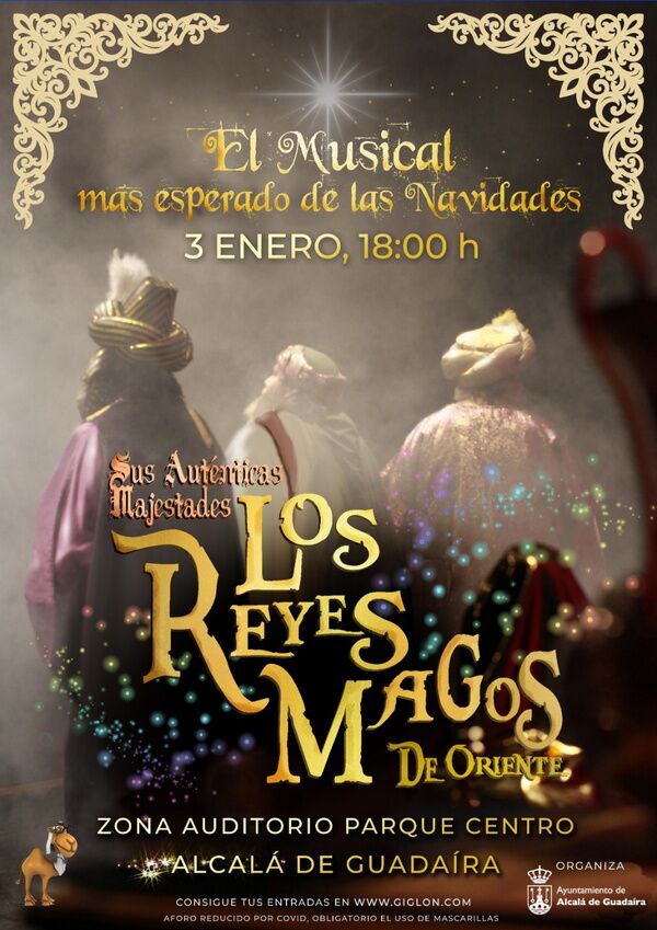 El Musical de Los Reyes Magos de Oriente en el Parque Centro