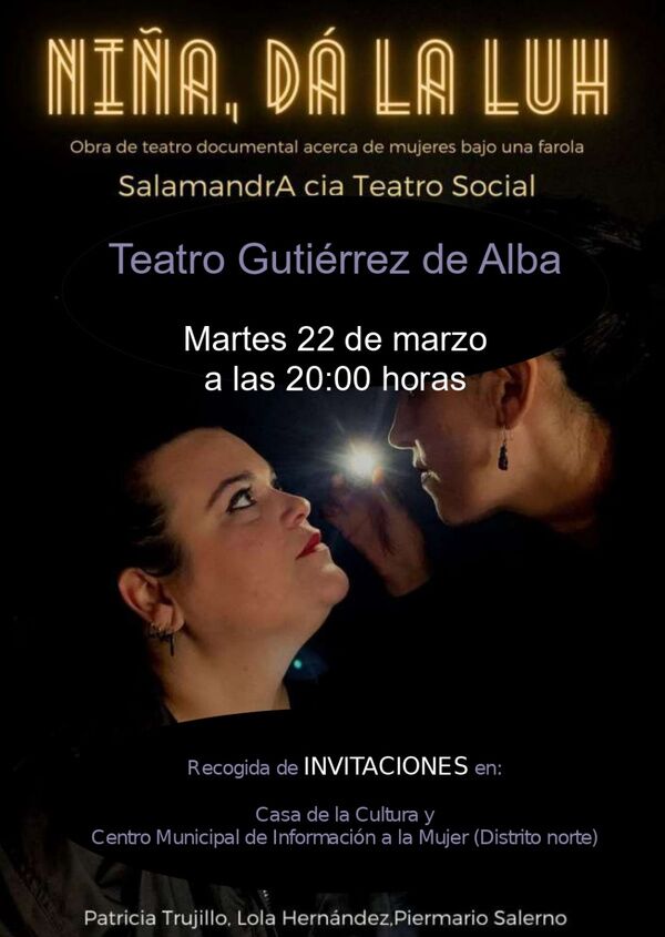 Obra de teatro documental acerca de mujeres