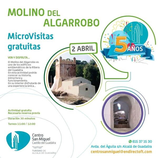 Microvisitas al Molino del Algarrobo