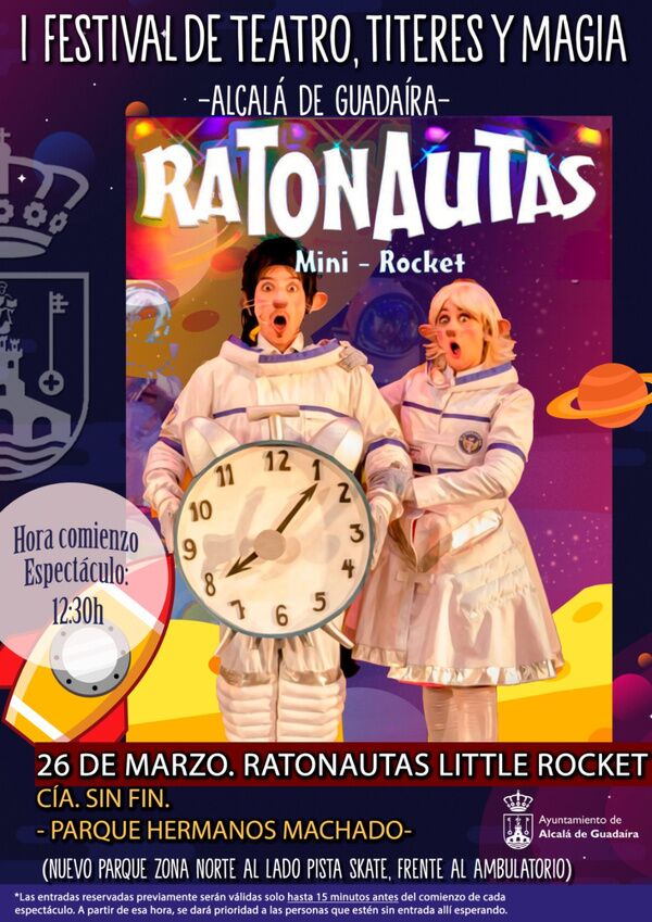 Festival de Teatro, Títeres y Magia con `Ratonautas´