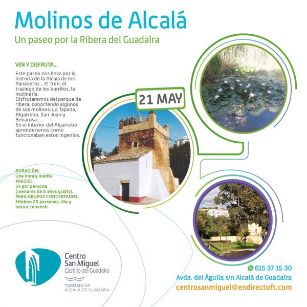 Visita guiada a los Molinos de Alcalá